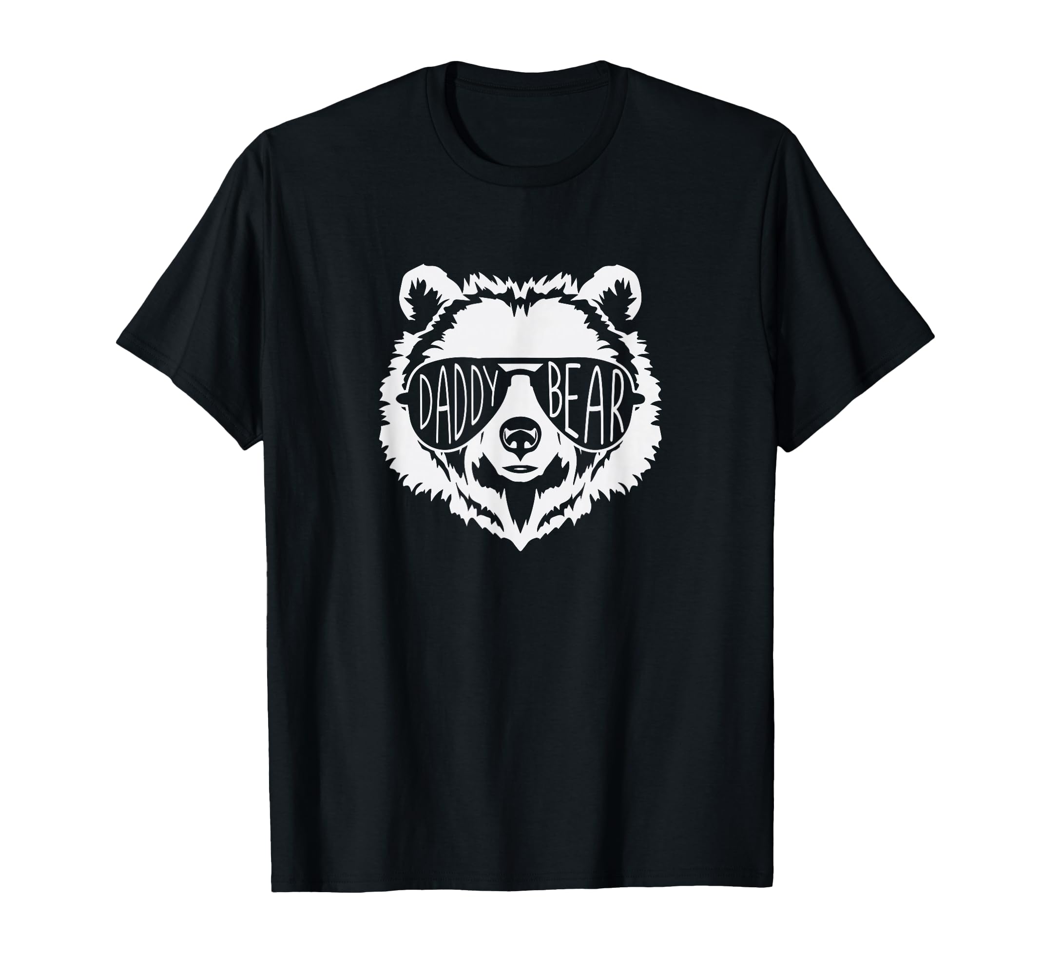 Daddy Bear Face Sunglasses Fathers T-Shirt - Aesthetic Graphic for Adults - T-Shirt, Sweatshirt, Hoodie