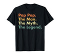 Pap Pap Myth Legend Father Dad Uncle Gift T-Shirt - Custom Art Print Unisex - T-Shirt, Sweatshirt, Hoodie