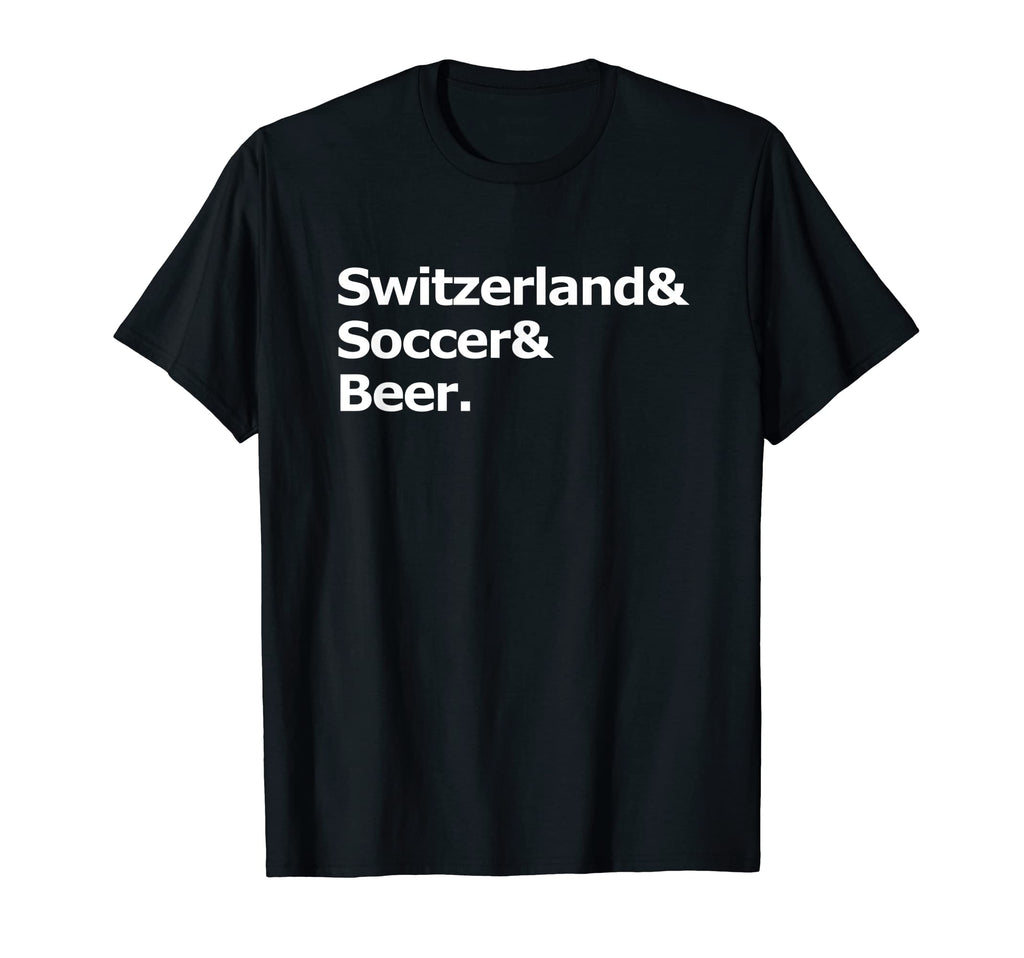Switzerland Soccer Beer Football T-Shirt - Casual Everyday Wear Unisex - T-Shirt, Sweatshirt, Hoodie
