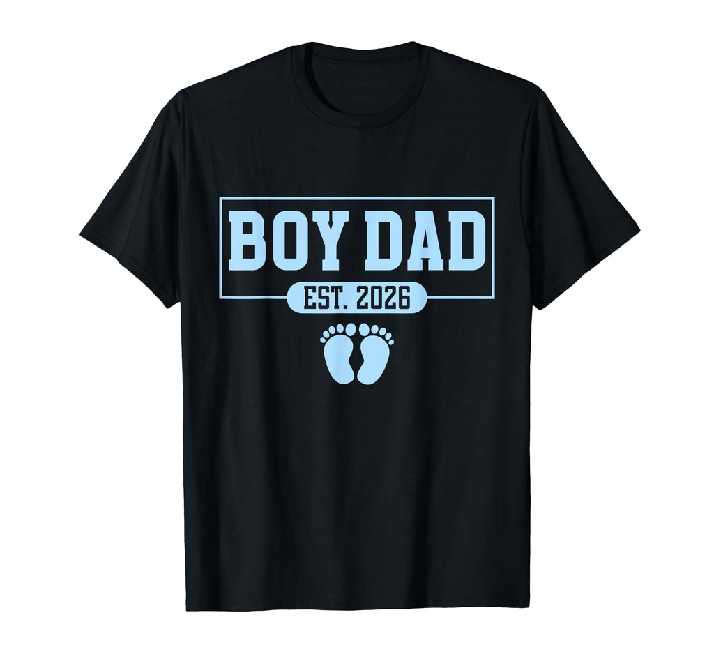 Dad Est 2026 Newborn Daddy Father Son T-Shirt - Aesthetic Graphic Men Women - T-Shirt, Sweatshirt, Hoodie