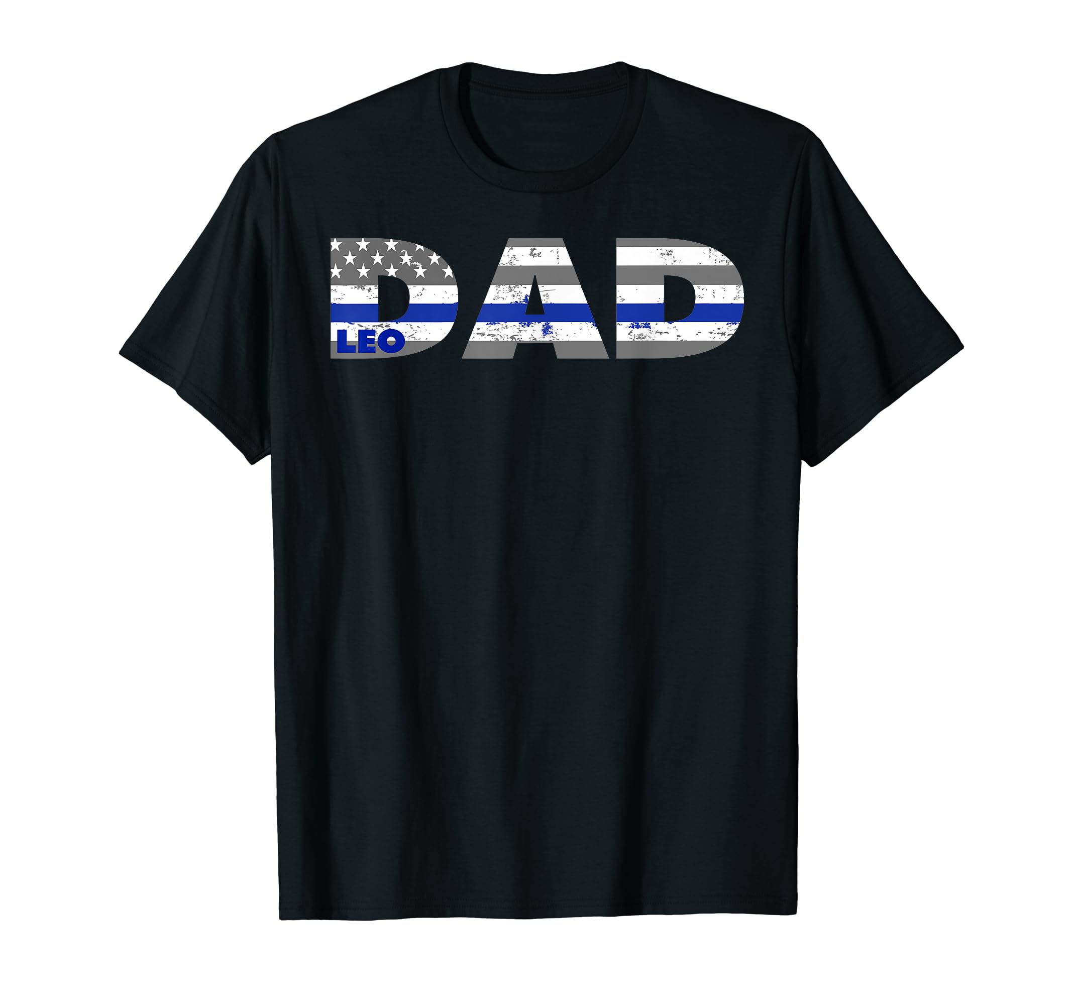 Dad Police Officer Dad Proud Police Dad T-Shirt - Custom Art Print Unisex - T-Shirt, Sweatshirt, Hoodie