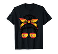 Spanish Flag Messy Bun Sunglasses T-Shirt - Fun Novelty Design Unisex - T-Shirt, Sweatshirt, Hoodie
