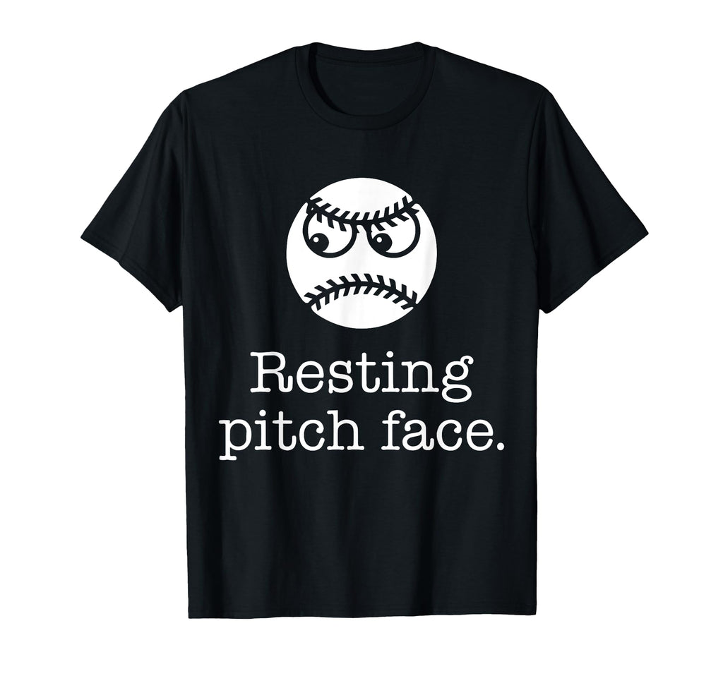 Resting Pitch Face Funny Baseball T-Shirt - Aesthetic Graphic for Adults - T-Shirt, Sweatshirt, Hoodie