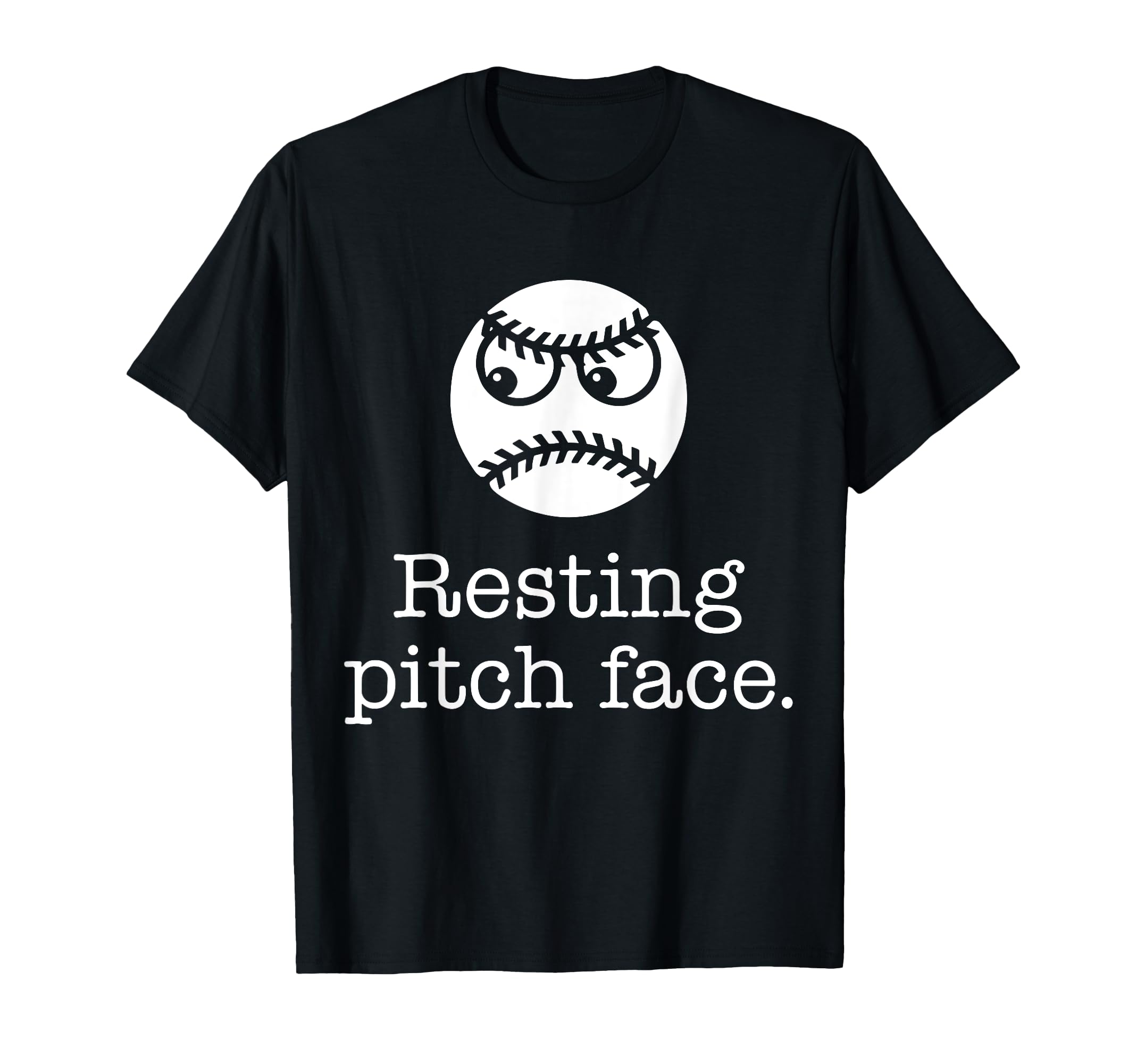 Resting Pitch Face Funny Baseball T-Shirt - Aesthetic Graphic for Adults - T-Shirt, Sweatshirt, Hoodie