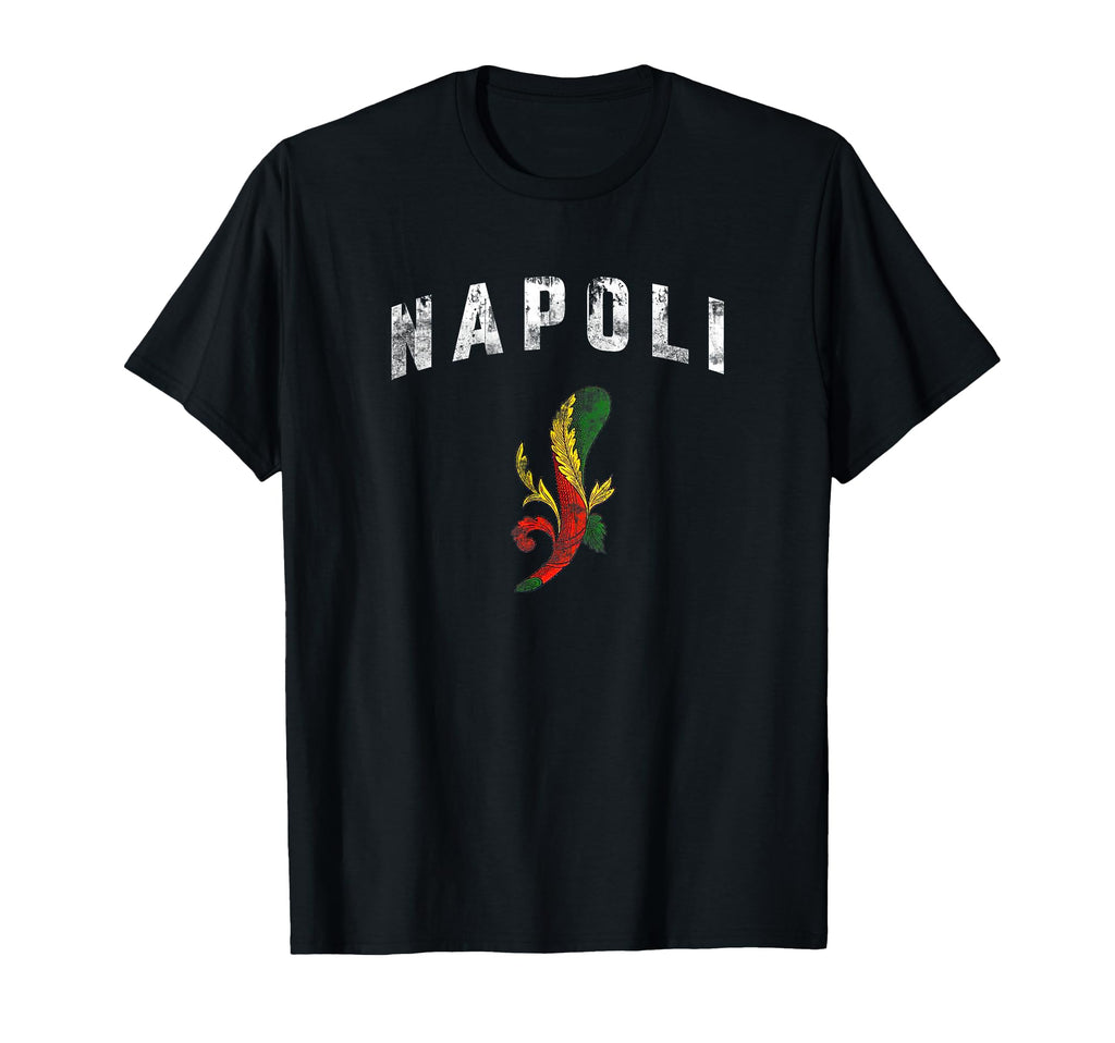 Napoli Naples Italy Faded T-Shirt - Custom Art Print for Adults - T-Shirt, Sweatshirt, Hoodie