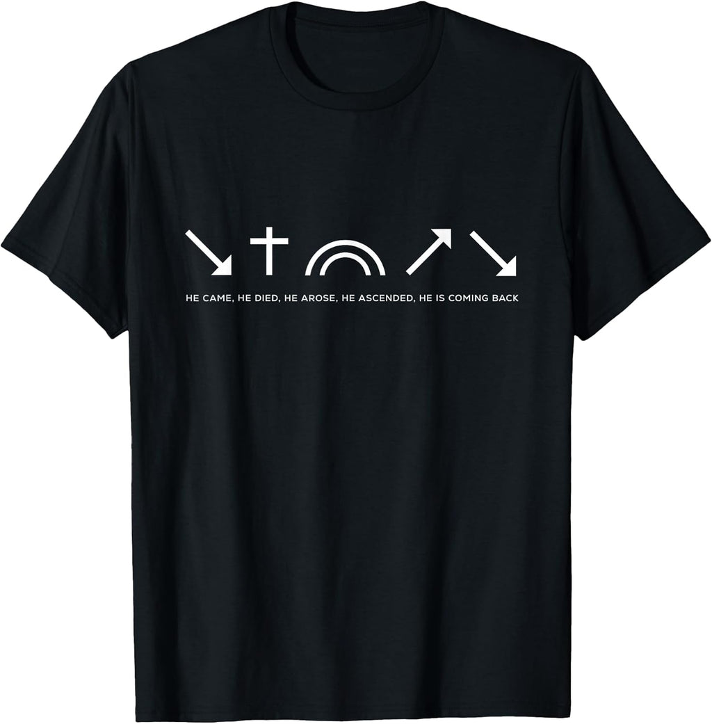 5 Gospel Symbols Christian Minimalist - Adult & Kids T-Shirts, Sweatshirts & Hoodies apparel design preview 1