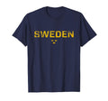 Sweden Sverige Sports Distressed T-Shirt - Aesthetic Graphic Men Women - T-Shirt, Sweatshirt, Hoodie