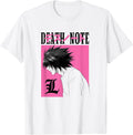 L Profile in Pink Box with Show Logo Anime - Adult & Kids T-Shirts, Sweatshirts & Hoodies apparel design preview 1