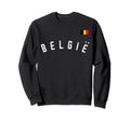 Belgium Football Flag Pride Belgian Sweatshirt - Minimalist Print Unisex - T-Shirt, Sweatshirt, Hoodie