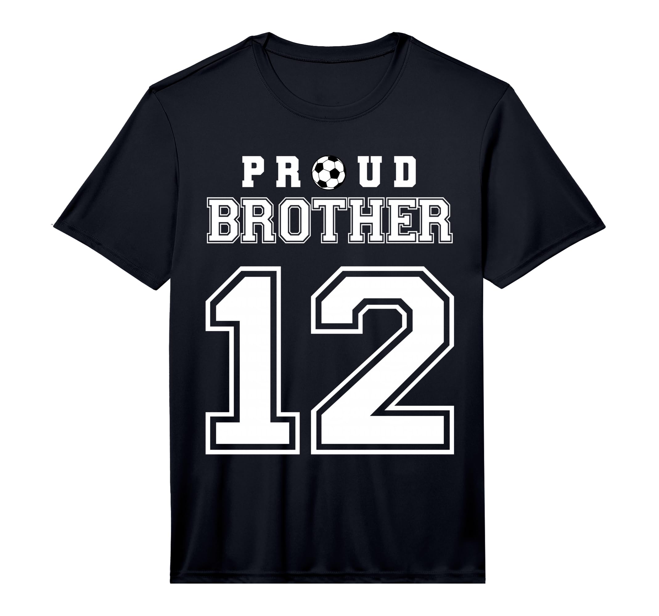 Number 12 Custom Proud Soccer T-Shirt - Casual Everyday Wear Men Women - T-Shirt, Sweatshirt, Hoodie