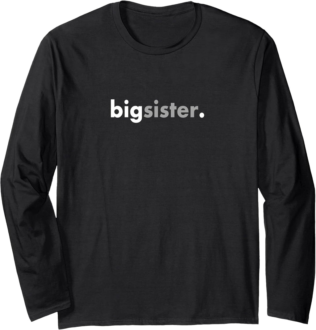 Love Simple Minimalist Big Sister Gift Apparel - Adult & Kids T-Shirts, Sweatshirts & Hoodies apparel design preview 1
