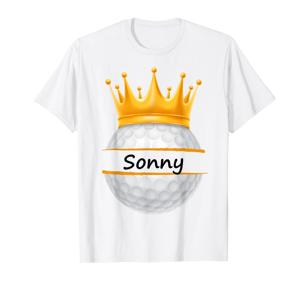Novelty Golf Personalized Name Sonny T-Shirt - Minimalist Print Men Women - T-Shirt, Sweatshirt, Hoodie