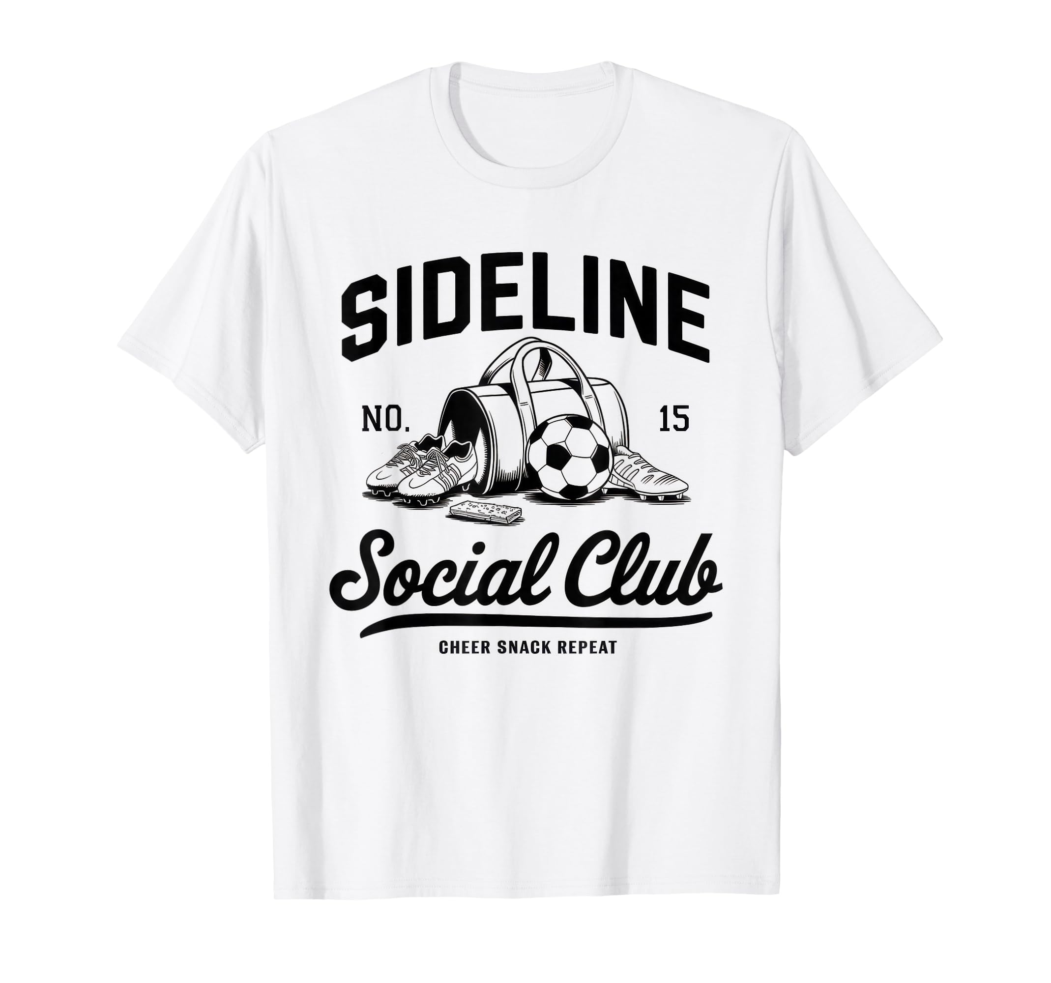 Sideline Social Club Soccer Mom Game Day T-Shirt - Trendy Graphic Unisex - T-Shirt, Sweatshirt, Hoodie