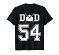 Number 54 Players Biggest Fan Baseball T-Shirt - Unique Graphic for Adults - T-Shirt, Sweatshirt, Hoodie