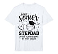 2027 Senior Soccer Stepdad Proud Family T-Shirt - Aesthetic Graphic Unisex - T-Shirt, Sweatshirt, Hoodie
