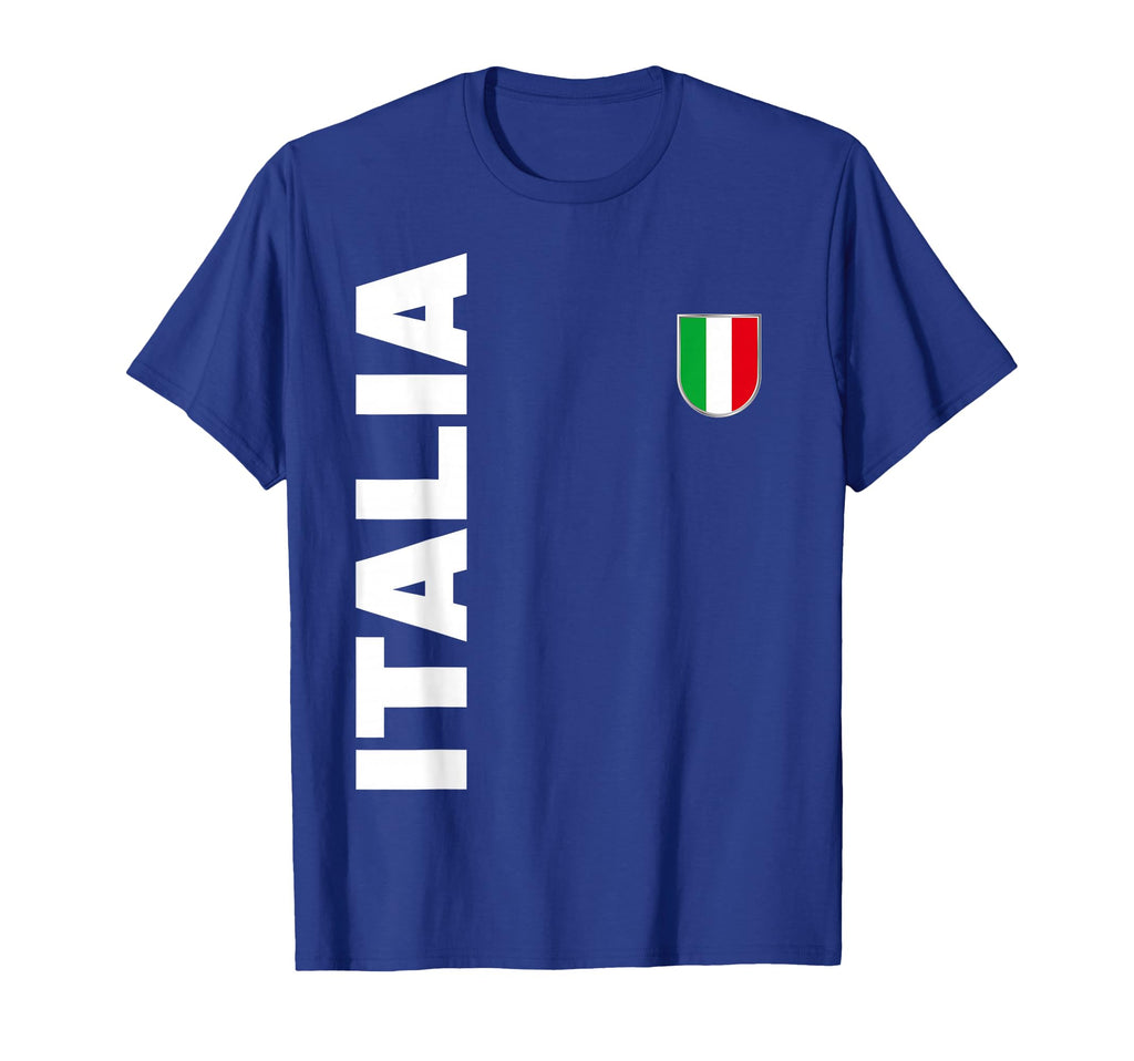 Gli Azzurri Italian Fan Flag Italy T-Shirt - Graphic Print Unisex - T-Shirt, Sweatshirt, Hoodie