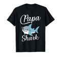 Papa Shark Family Grandpa T-Shirt - Minimalist Print Unisex - T-Shirt, Sweatshirt, Hoodie
