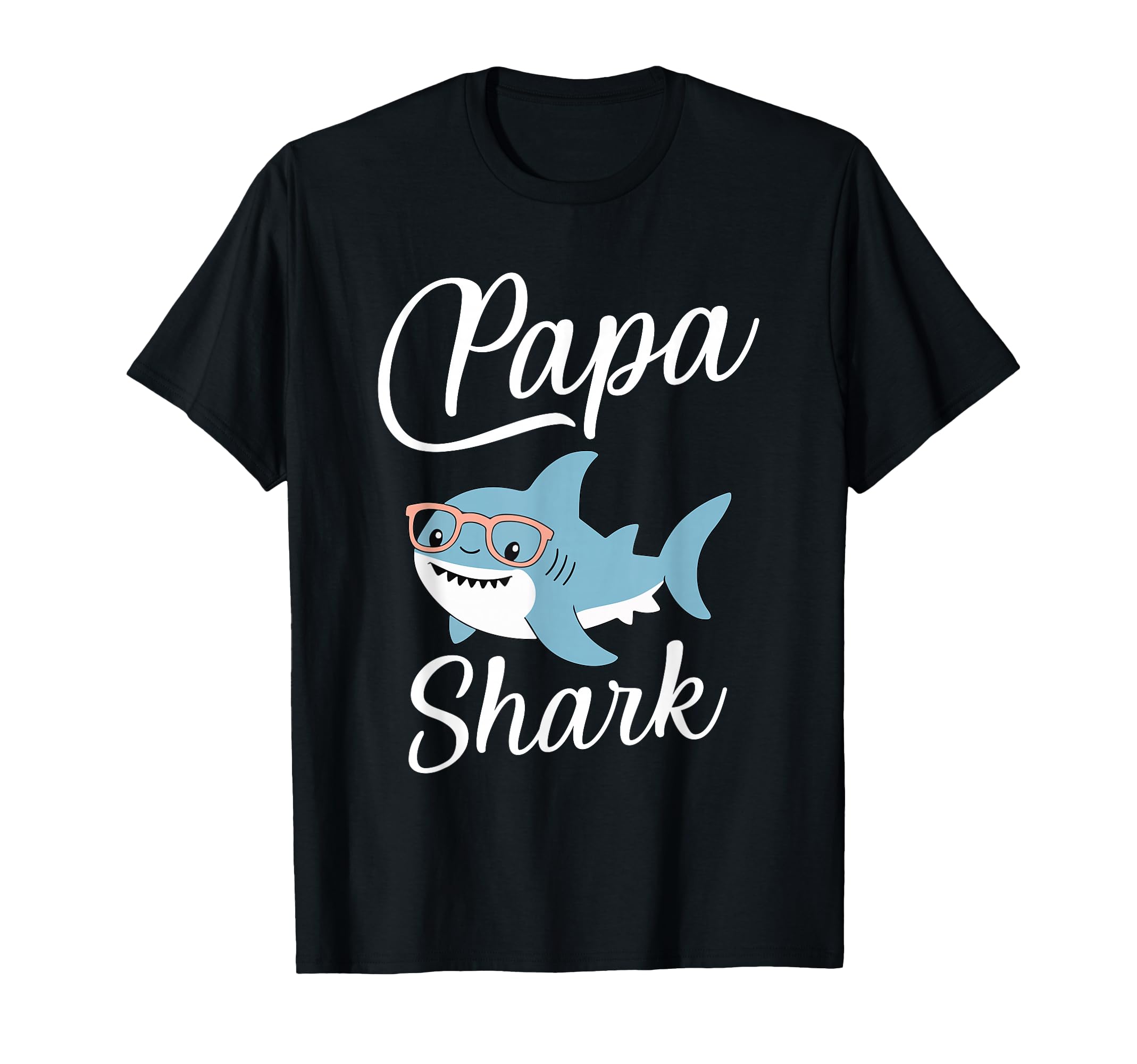 Papa Shark Family Grandpa T-Shirt - Minimalist Print Unisex - T-Shirt, Sweatshirt, Hoodie