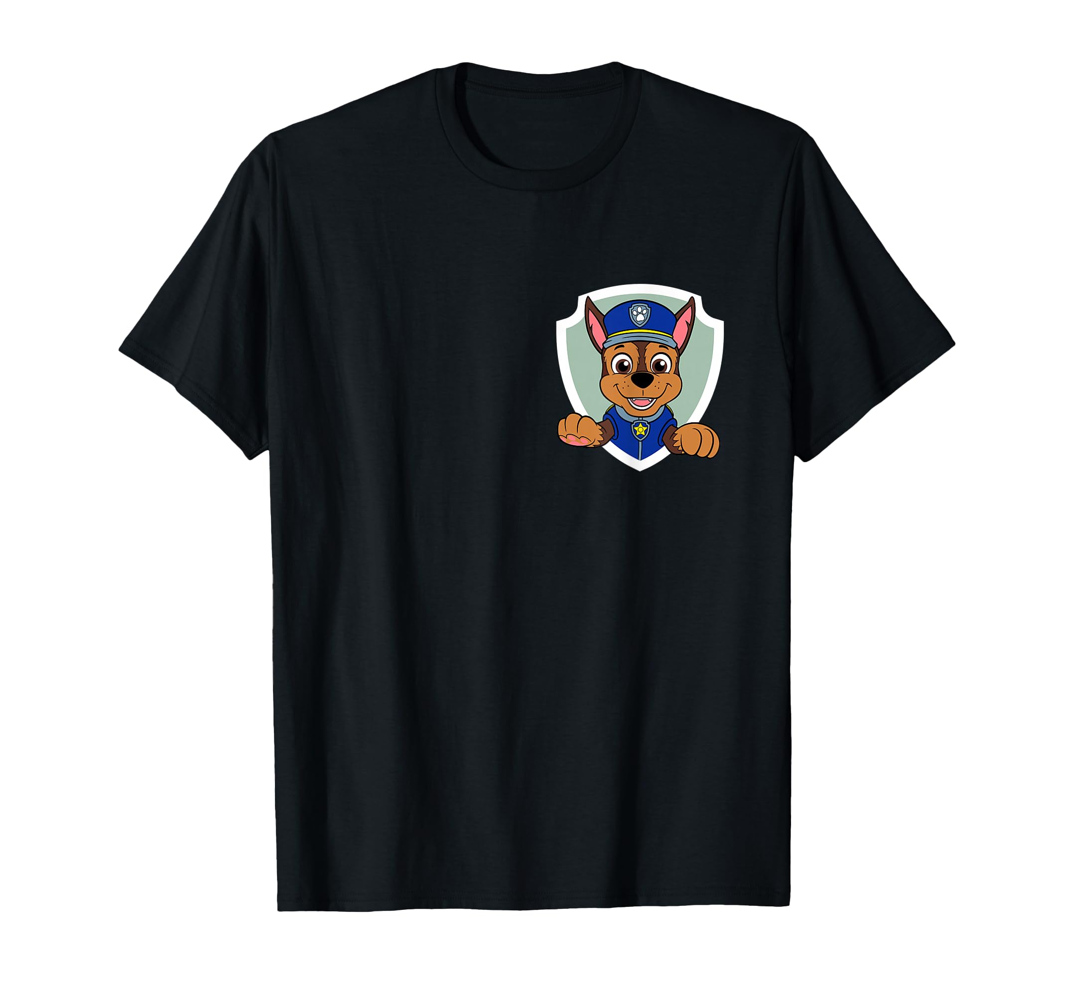 Paw Patrol Chase Pup Shield Badge T-Shirt - Streetwear Style Unisex - T-Shirt, Sweatshirt, Hoodie