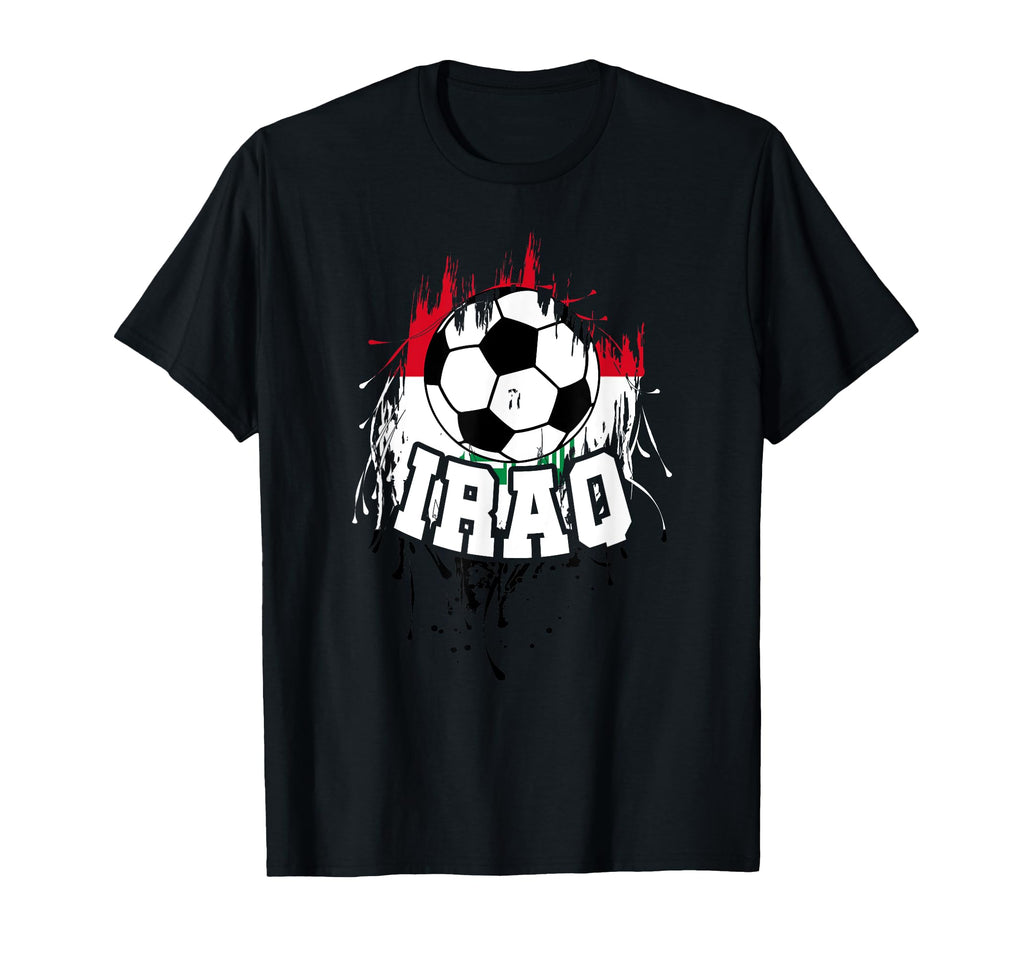 Iraq Soccer Iraqi Football Iraq T-Shirt - Custom Art Print for Adults - T-Shirt, Sweatshirt, Hoodie