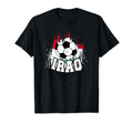 Iraq Soccer Iraqi Football Iraq T-Shirt - Custom Art Print for Adults - T-Shirt, Sweatshirt, Hoodie