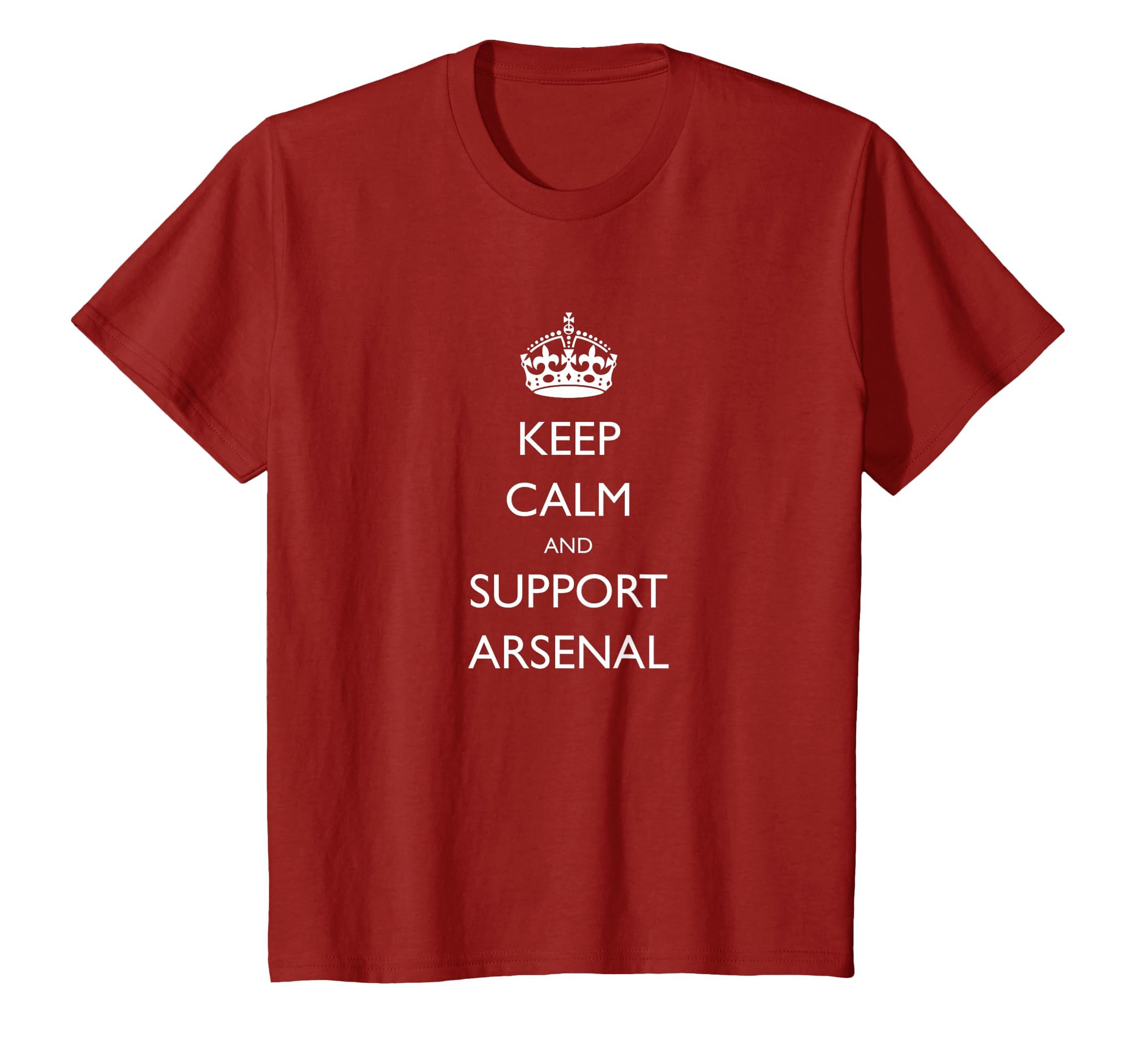 Keep Calm Arsenal Gunners T-Shirt - Novelty Apparel for Adults - T-Shirt, Sweatshirt, Hoodie