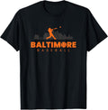 Baltimore Baseball Minimalist City Skyline Lover - Adult & Kids T-Shirts, Sweatshirts & Hoodies apparel design preview 1