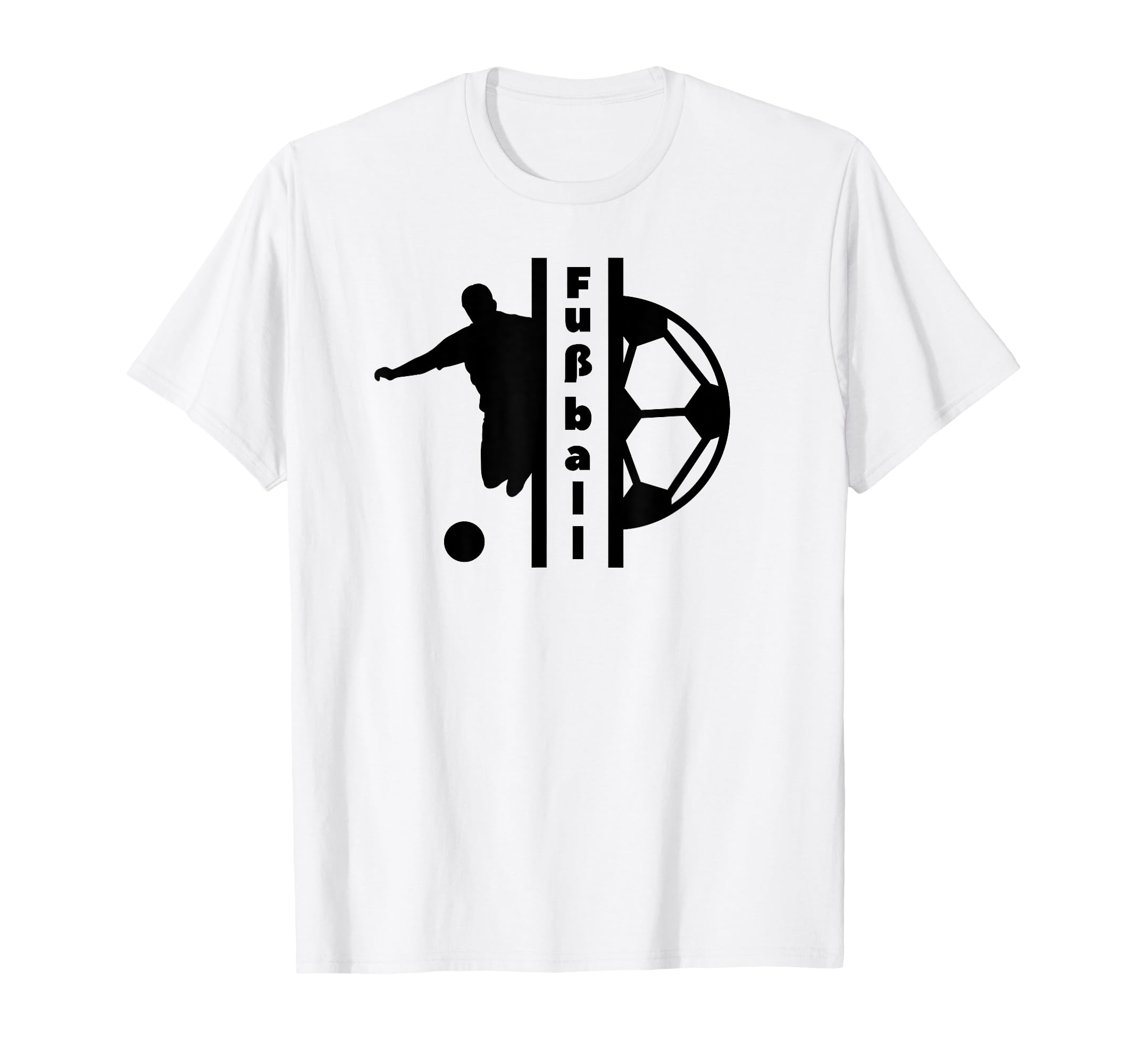 Fu Ball German Soccer T-Shirt - Trendy Graphic Men Women - T-Shirt, Sweatshirt, Hoodie