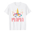Mama Unicorn Floral Birthday Matching T-Shirt - Fun Novelty Design Unisex - T-Shirt, Sweatshirt, Hoodie