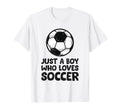 Just Who Loves Soccer T-Shirt - Trendy Graphic Men Women - T-Shirt, Sweatshirt, Hoodie