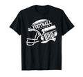 Football Dad Helmet Proud Fathers T-Shirt - Casual Everyday Wear Unisex - T-Shirt, Sweatshirt, Hoodie