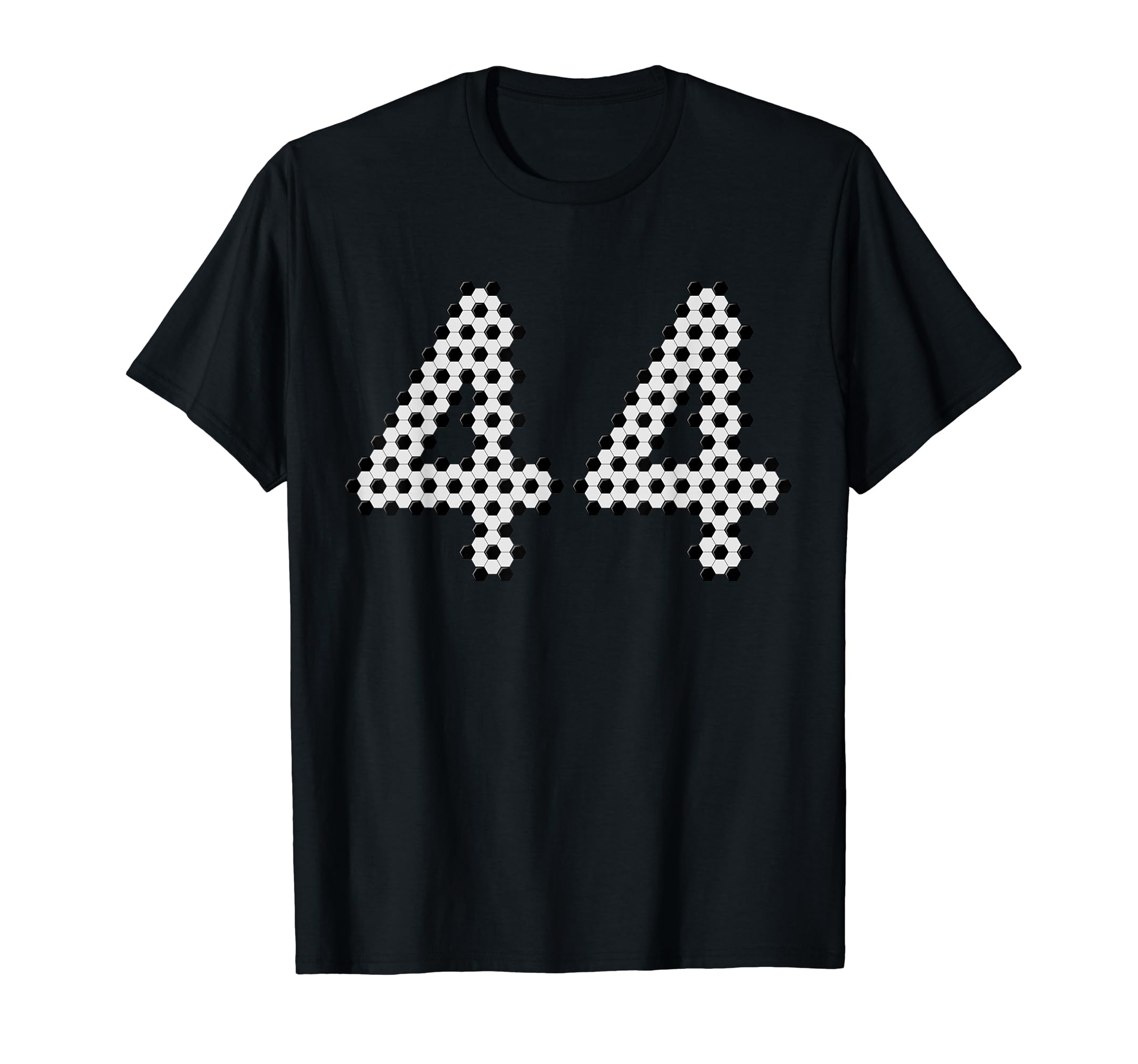 Fun 44Th Birthday Soccer Themed 44 Year T-Shirt - Trendy Graphic Unisex - T-Shirt, Sweatshirt, Hoodie