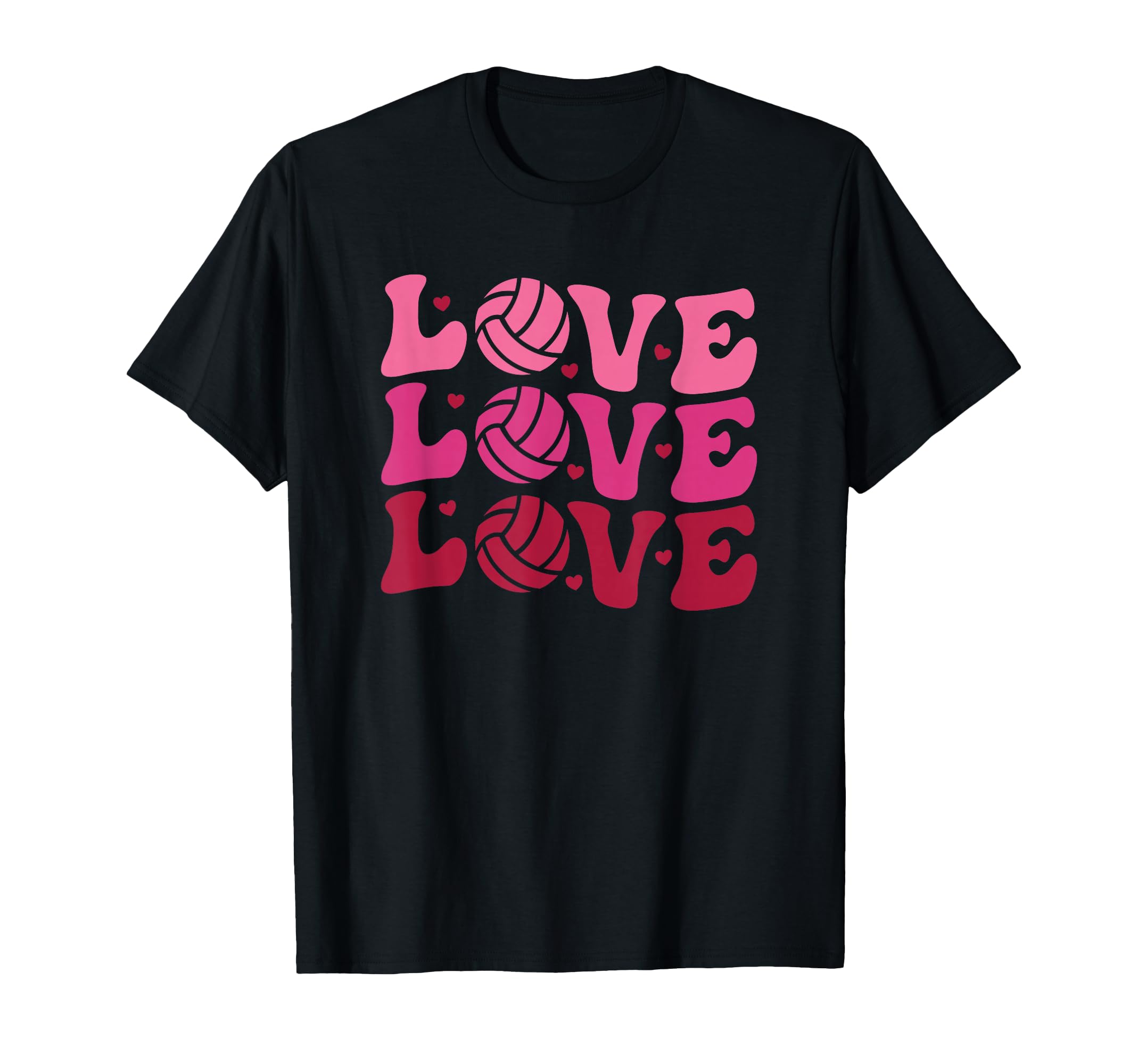 Volleyball Valentines Day Sports Trendy T-Shirt - Graphic Print Men Women - T-Shirt, Sweatshirt, Hoodie