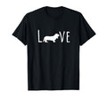 Basset Hound Love Dog Mom Dad Pet T-Shirt - Minimalist Print Unisex - T-Shirt, Sweatshirt, Hoodie