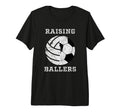 Mens Raising Ballers Soccer T-Shirt - Casual Everyday Wear for Adults - T-Shirt, Sweatshirt, Hoodie