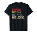 Stepdad Myth Legend Fathers Day Dad T-Shirt - Graphic Print Men Women - T-Shirt, Sweatshirt, Hoodie