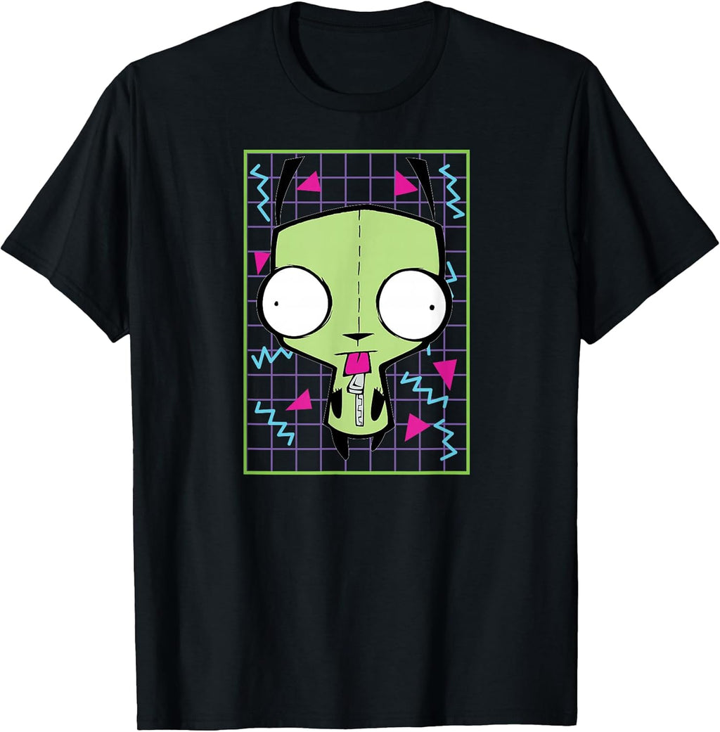 Invader Zim Gir 90s Grid - Adult & Kids T-Shirts, Sweatshirts & Hoodies apparel design preview 1