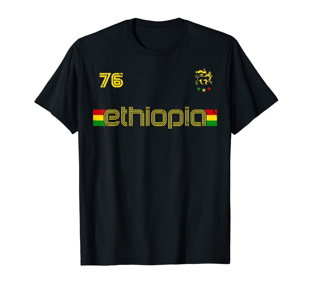 Ethiopia Reggae Rastafari Jamaica T-Shirt - Aesthetic Graphic Men Women - T-Shirt, Sweatshirt, Hoodie