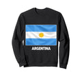 Argentina Flag Sun May Soccer Sweatshirt - Fun Novelty Design for Adults - T-Shirt, Sweatshirt, Hoodie