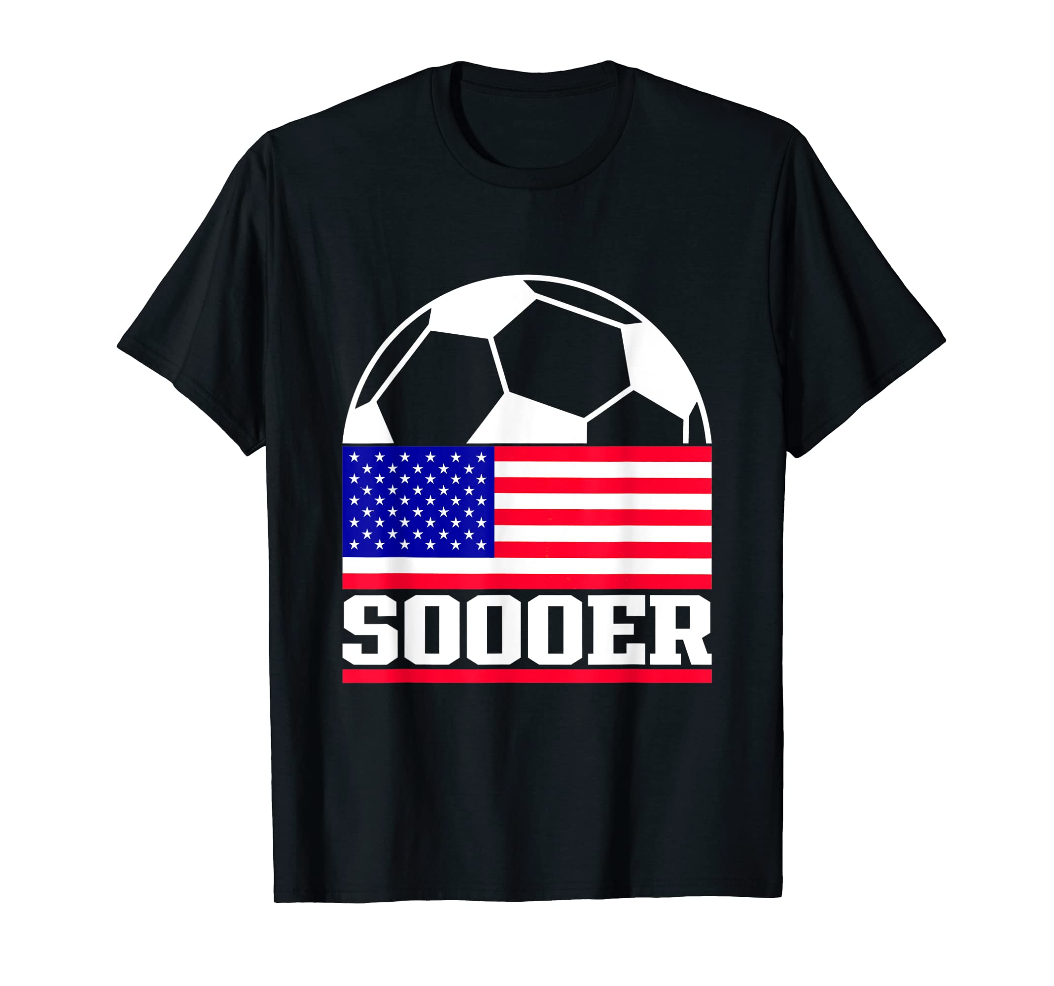Soccer Player Usa Us American Flag T-Shirt - Streetwear Style Men Women - T-Shirt, Sweatshirt, Hoodie