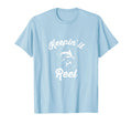 Funny Fishing Pun Keepin It Reel Dad Joke T-Shirt - Custom Art Print Unisex - T-Shirt, Sweatshirt, Hoodie