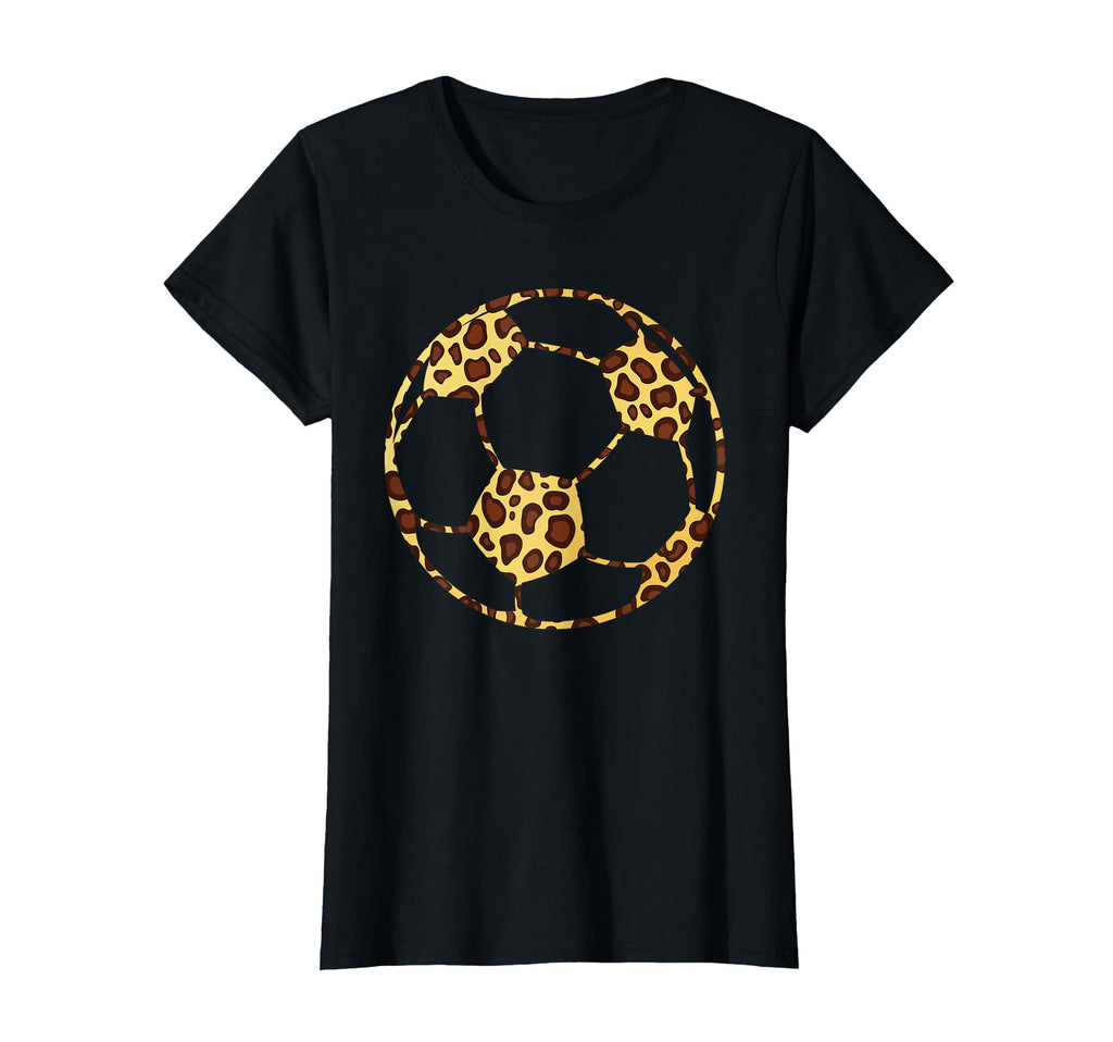 Soccerball Cheetah Leopard Pattern T-Shirt - Graphic Print for Adults - T-Shirt, Sweatshirt, Hoodie