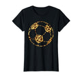 Soccerball Cheetah Leopard Pattern T-Shirt - Graphic Print for Adults - T-Shirt, Sweatshirt, Hoodie