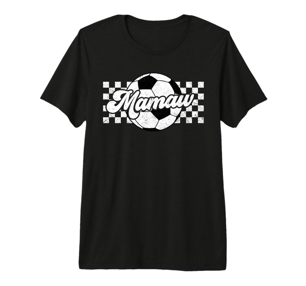 Soccer Mamaw Sport Lover Family T-Shirt - Aesthetic Graphic for Adults - T-Shirt, Sweatshirt, Hoodie