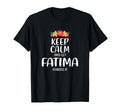 Fatima Keep Calm Personalized Name T-Shirt - Aesthetic Graphic for Adults - T-Shirt, Sweatshirt, Hoodie