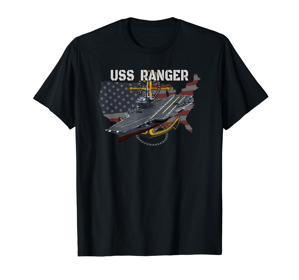 Aircraft Carrier Uss Ranger Cv 61 Cva 61 T-Shirt - Custom Art Print Unisex - T-Shirt, Sweatshirt, Hoodie