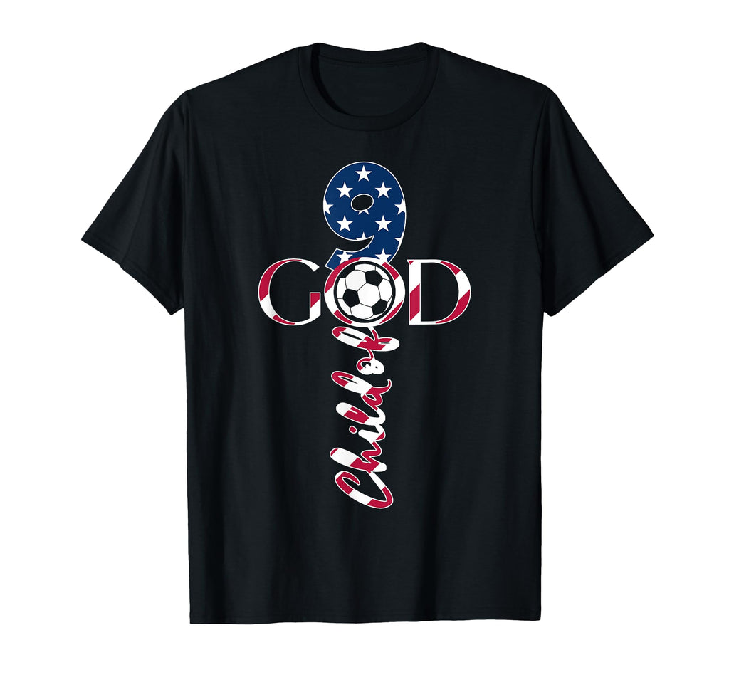 Jesus 9 Years Child God Soccer 9Th T-Shirt - Casual Everyday Wear Unisex - T-Shirt, Sweatshirt, Hoodie