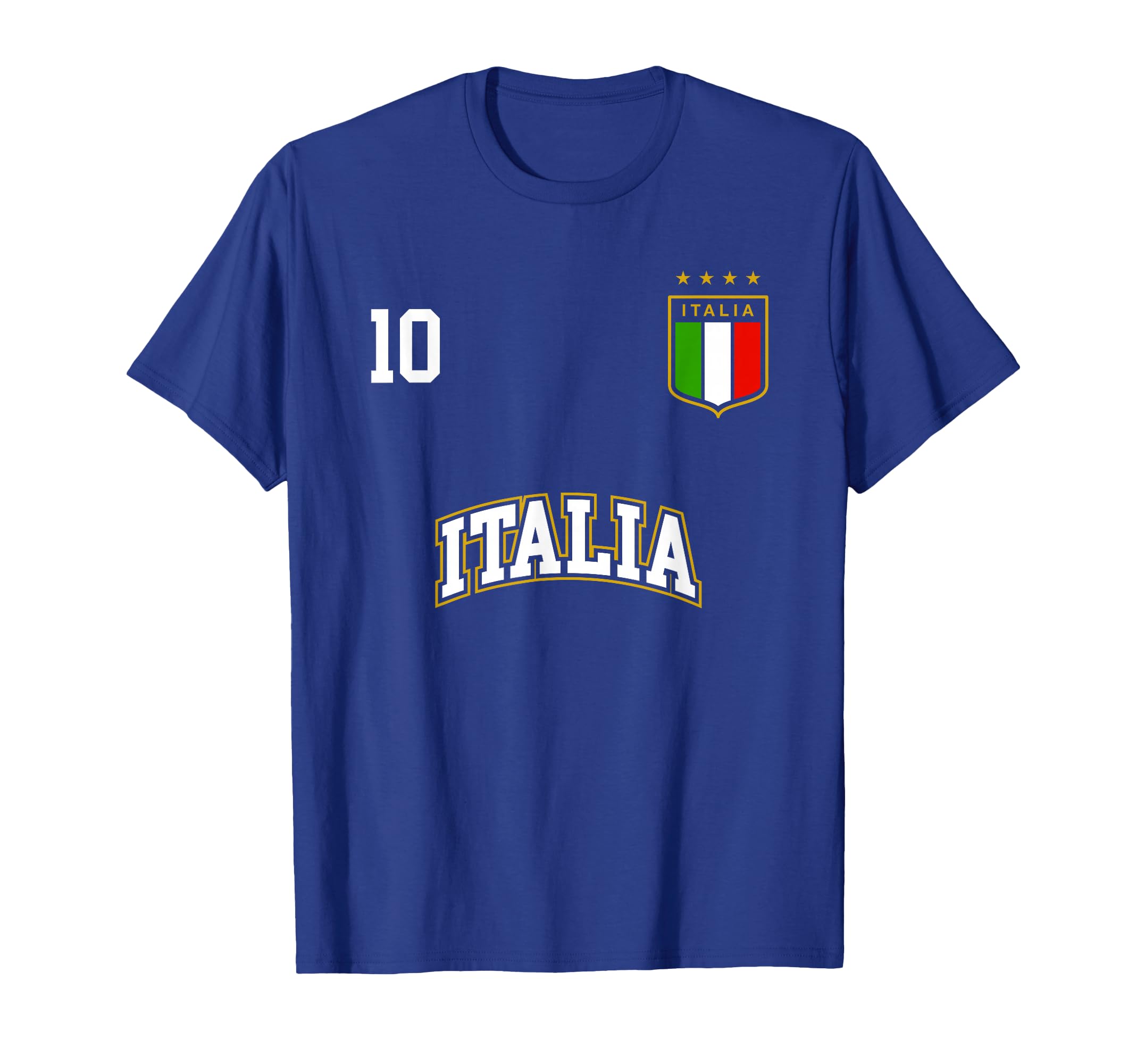 Italia Team Sports Number 10 Italy Soccer T-Shirt - Trendy Graphic Unisex - T-Shirt, Sweatshirt, Hoodie