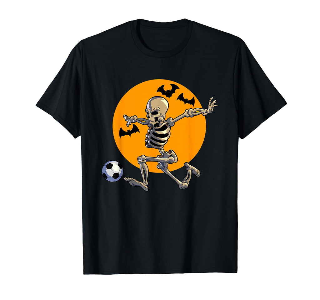 Soccer Skeleton Halloween Soccer Player T-Shirt - Trendy Graphic Unisex - T-Shirt, Sweatshirt, Hoodie