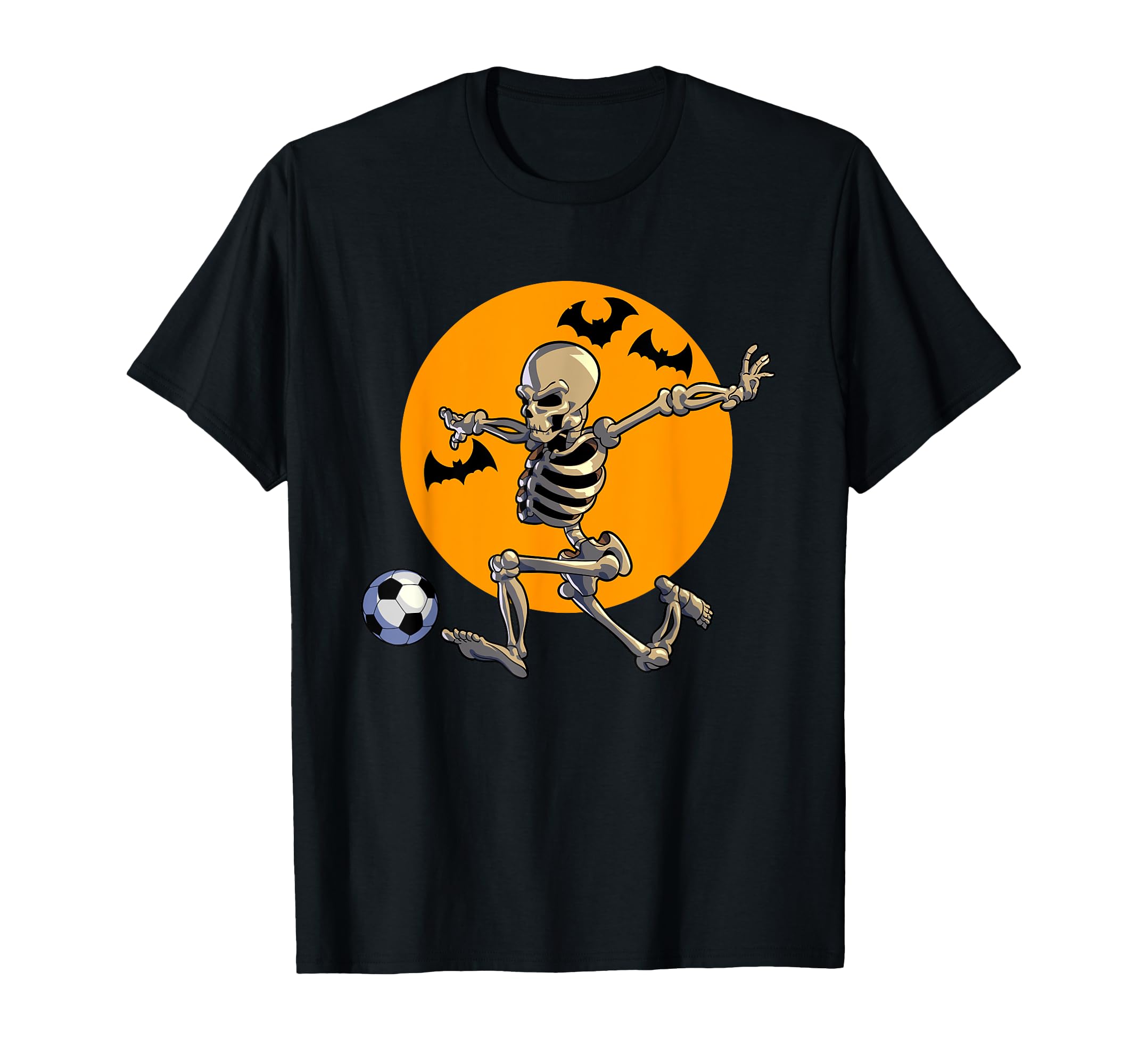 Soccer Skeleton Halloween Soccer Player T-Shirt - Trendy Graphic Unisex - T-Shirt, Sweatshirt, Hoodie